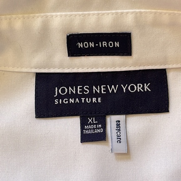 WHITE SHIRT NON-IRON EASYCARE JONES NEW YORK SIGNATURE SIZE XL. - Picture 5 of 11